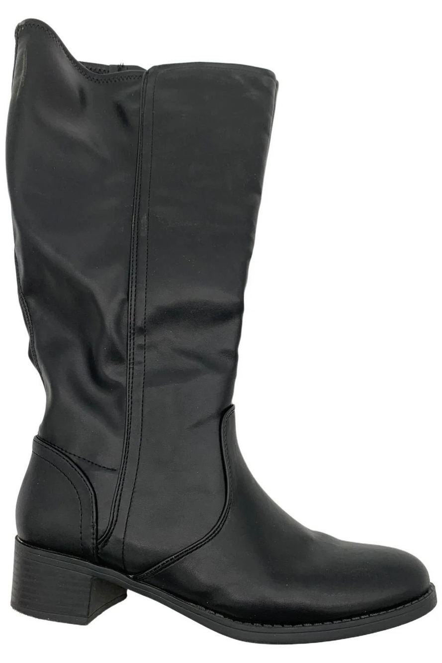 Easy Street Women's Tucker Boots Black - Wide